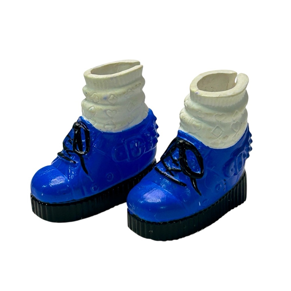 DC Super Hero Girls Harley Quinn Blue Replacement Shoes Figure Doll Toy Mattel